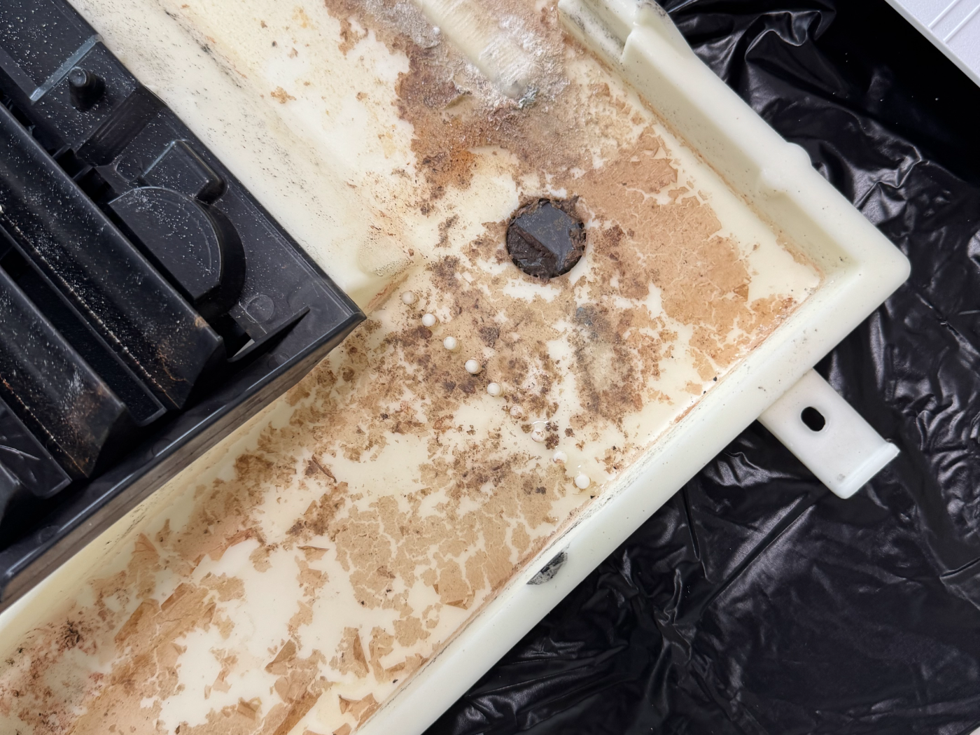 드레인팬 작업 전