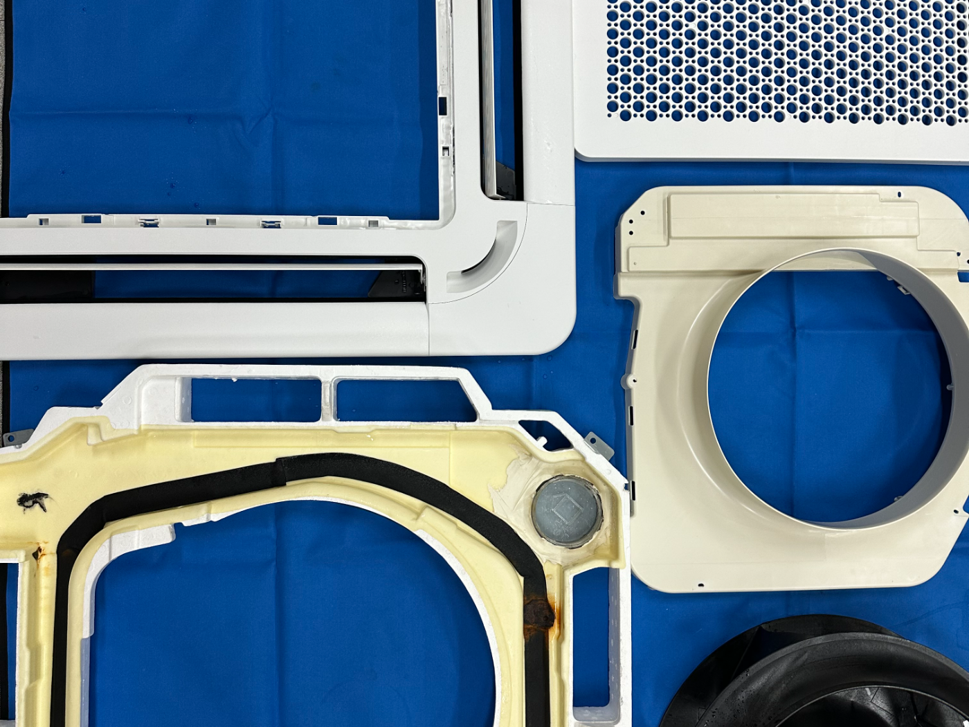 송풍부 작업 후